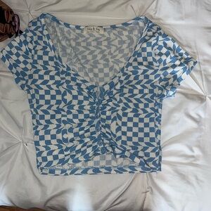 cute vintage blue tshirt